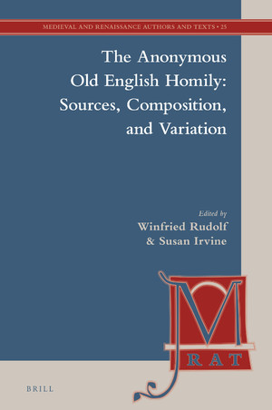 The anonymous Old English homiies cover