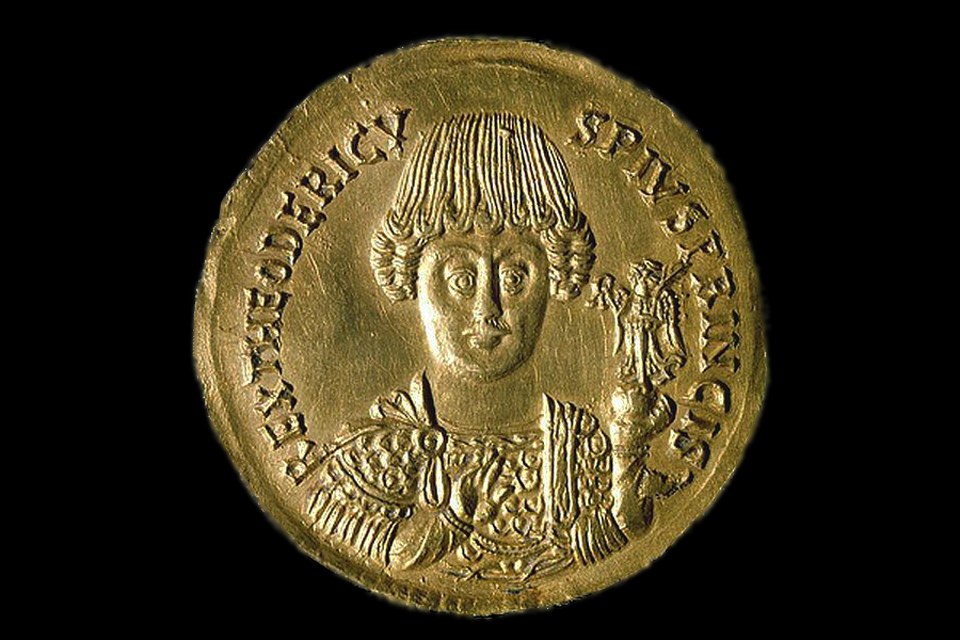 Theoderic memorial medial. Source: Wikipedia