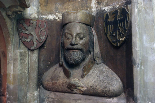 Bust of Charles IV in the triforium in St. Vitus Cathedral, Prague. Source: Wikipedia