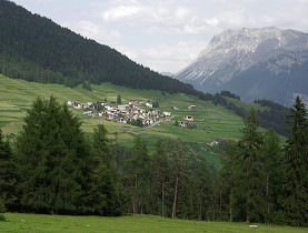 Val Sinestra in the Egadine Valley