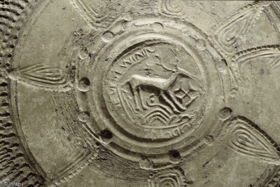 Pottery from 5th to 6th century at Bordeaux © Inrap