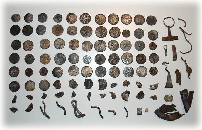 Viking Hoard from Vendsyssel © Vendsyssel Museum viking-coins-vendsyssel