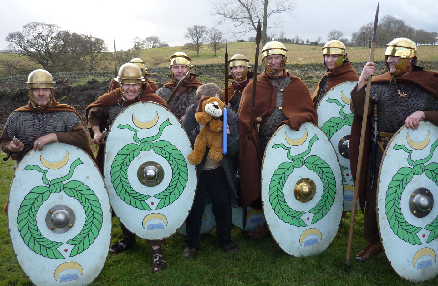 Roman soldiers at Vindolanda