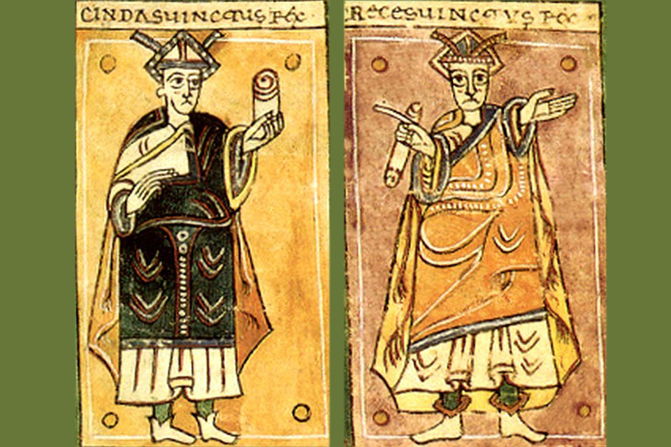 Visigothic Kings from Codex Vigilanus (folio 428)