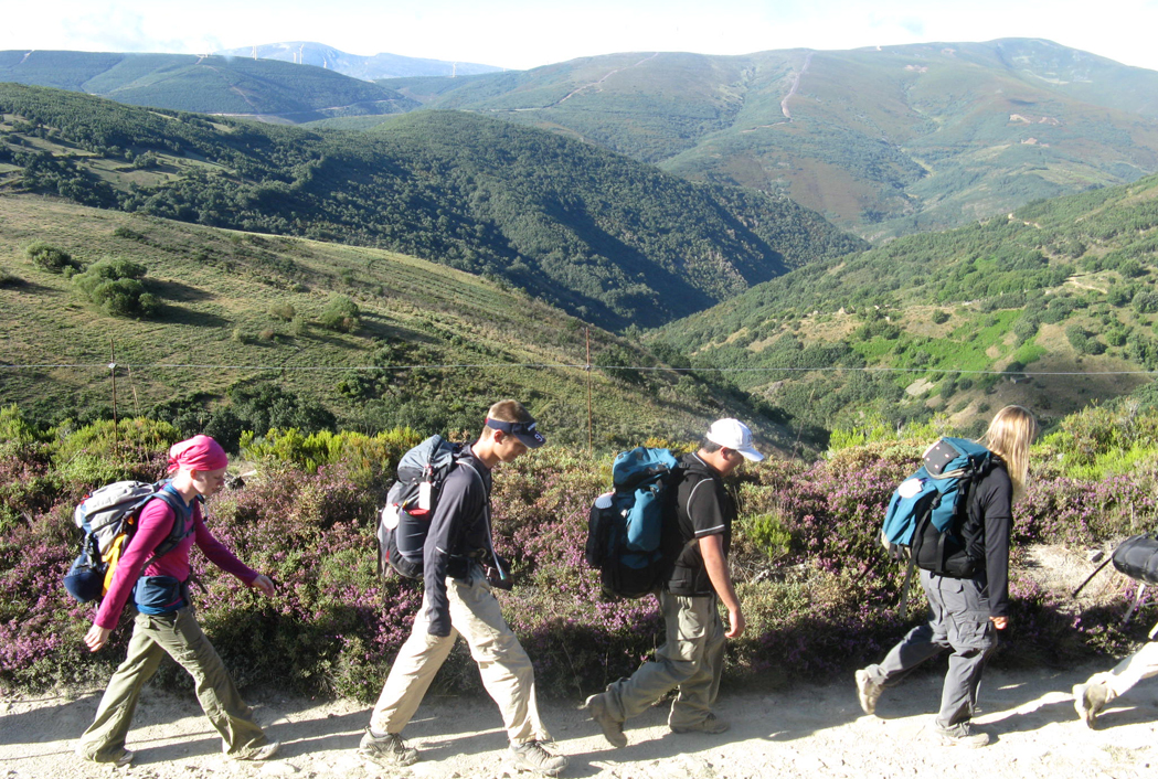 walking along the Camino