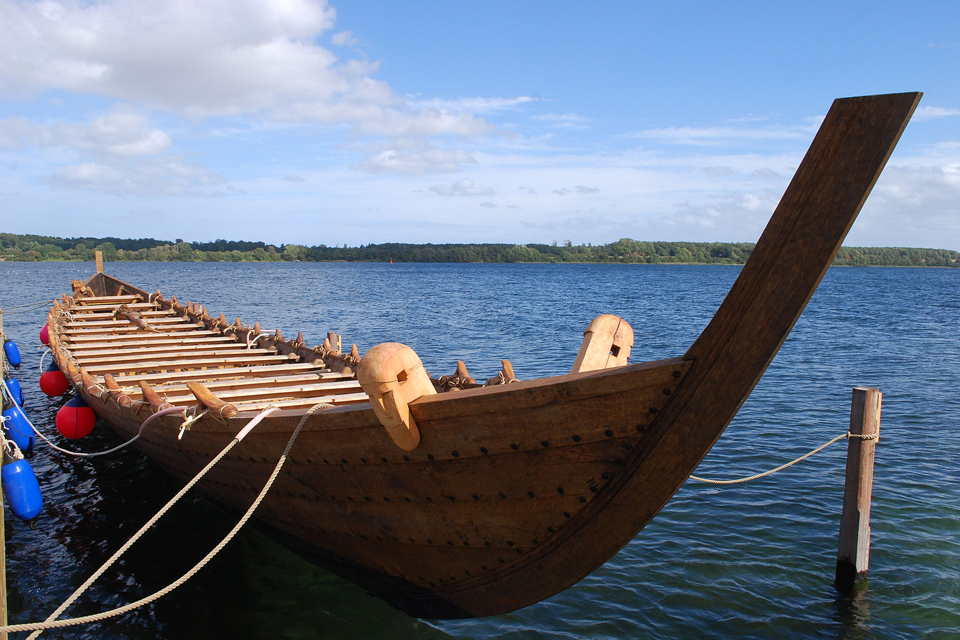 Tveir - a reconstruction of the Nydam Boat from AD ca. 320 Source: Wikipedia