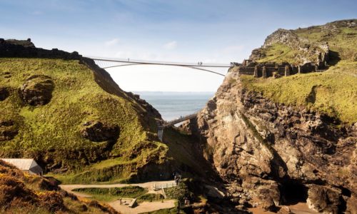 winning design for bridge at Tintagel