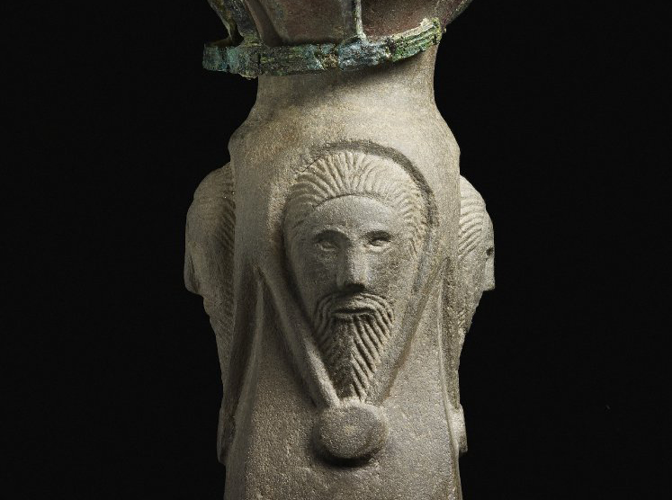 Odin's Head from Sutton Hoo © Trustees of the British Museum